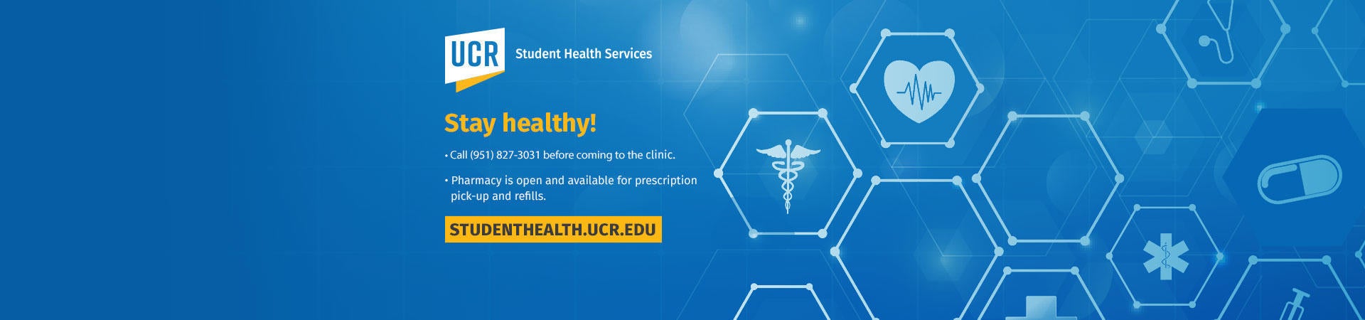Hero - Student Health Services - Stay Healthy
